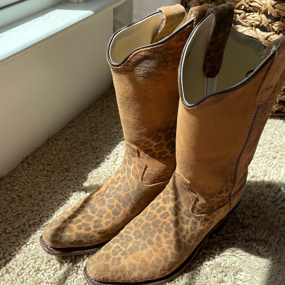 Kids Genuine Leather Boots Sz 13.5